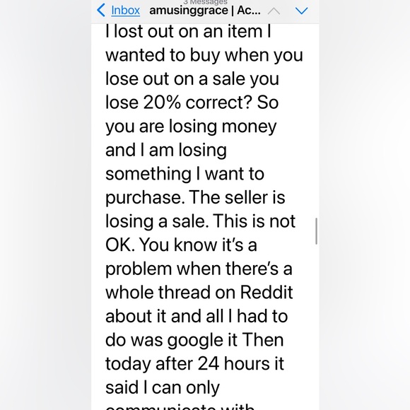 YOU HAVE REACHED YOUR MAXIMUM BUNDLE COMMENTS FOR DAY… ANYONE ELSE ANNOYED? Pics - Picture 8 of 14